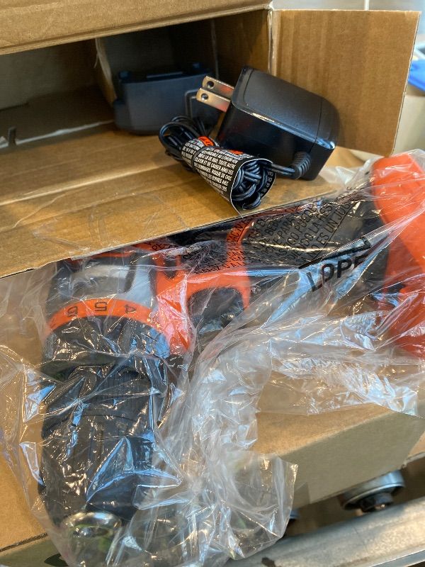 Photo 1 of **MISSING PARTS**
BLACK+DECKER 20V MAX POWERCONNECT Power Drill Cordless Drill Driver Electric Screwdriver with 30 Piece Bit Set and Drivers Kit, Battery and Charger Included (LD120VA)