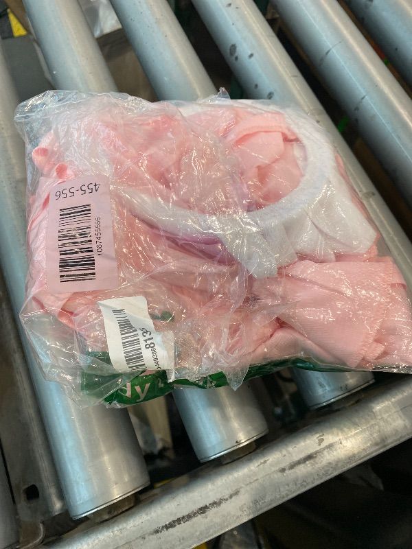 Photo 1 of **Missing Pieces**
TOKYO REVENGERS Adjustable Retro Ruffle Maid Costume Apron Pockets With French headdress Socks set(Style2 Pink)