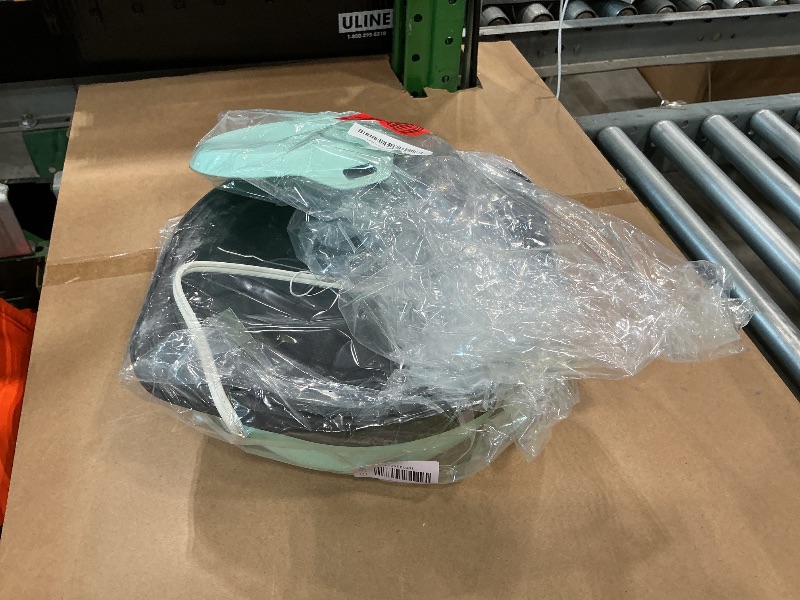 Photo 1 of *Missing items/  glass lid* Dash SmartStore Deluxe Stirring Popcorn Maker - Hot Oil Electric Popcorn Popper with Butter-Warming Tray, Clear Serving Bowl, Storage Lid & Measuring Cup - 24 Cups, Aqua