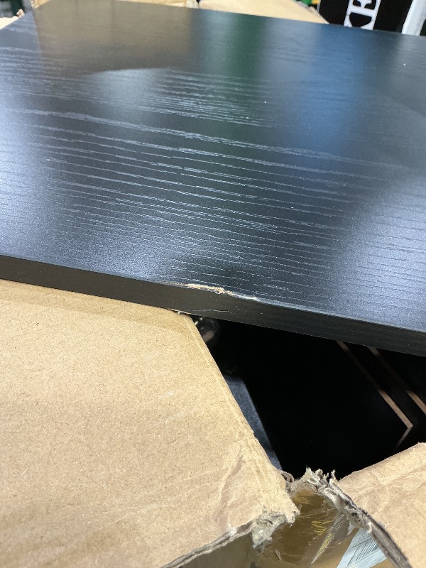 Photo 1 of ***SEE CLERK COMMENTS*** Fultyle Fluted Black Nightstand with Charging Station, Mid Century Modern Bedside Table with Drawers and Outlet,Side Tables Living Room, Wooden Night Stand for Bedroom, Office (Black)