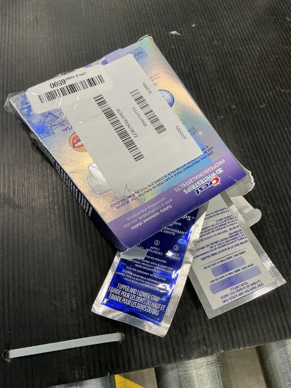 Photo 1 of ***SEE CLERK COMMENTS*** Crest 3D Whitestrips Professional Effects – Teeth Whitening Kit, 22 Treatments (20 + 2 Bonus), Each with 1 Upper/1Lower, 44 Strips – Crest 3DWhite Teeth Whitening Strips
