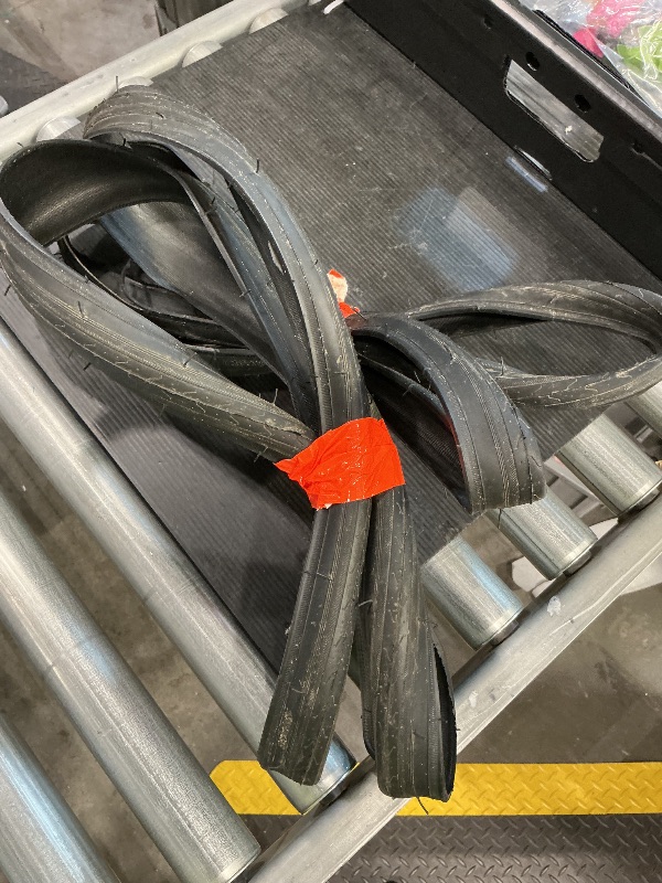 Photo 1 of ***SEE CLERK COMMENTS*** Fincci Set 700x23c Tires Road Bike with 2X Bicycle Inner Tubes 700c - Racing 23-622 1mm Puncture Proof Bike Tires & 60mm Presta Tube - 700c Bike Tire for Folding, Touring, Gravel, E Bikes, Bicycle