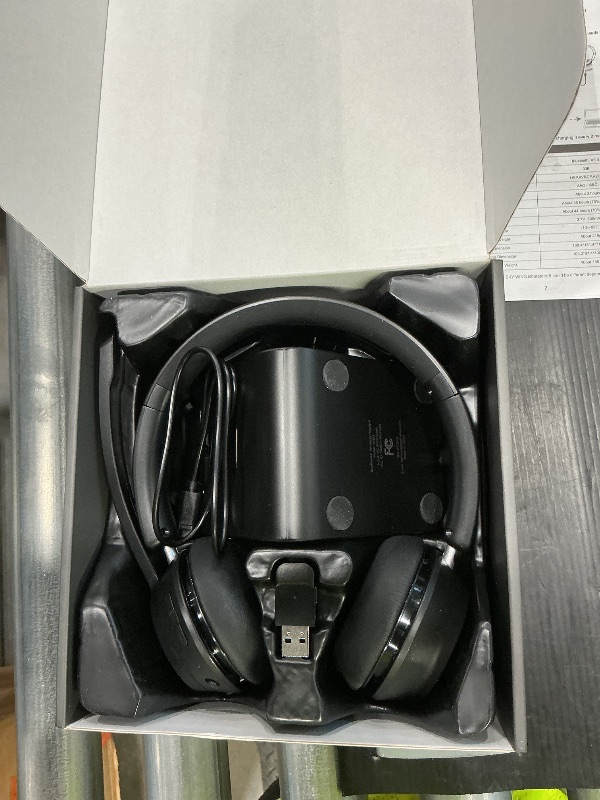 Photo 1 of (Upgraded Version) Wireless Headset, Bluetooth Headset with Noise Cancelling Microphone, Best Headphones with Mic Mute & USB Dongle for PC/Computer/Laptop/Cell Phones/Remote Work/Call Center