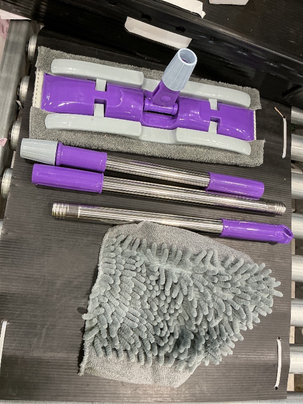 Photo 1 of  Dust Mop, Microfiber Mops for Floor Cleaning, with Extendable Adjustable Handle and Washable Mops Pads