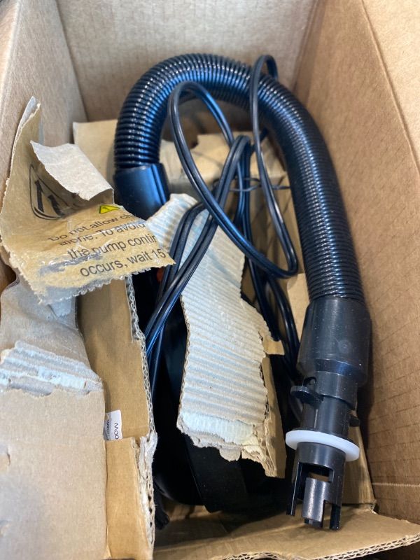 Photo 1 of **MINOR DAMAGE**
VEBESYET Electric Air Pumps for Inflatables Air Mattress Gymnastics Track Mat Quick Fill Inflator/Deflator for Pool Floats Dock Raft,4 Nozzles, 110-120V AC (400W)