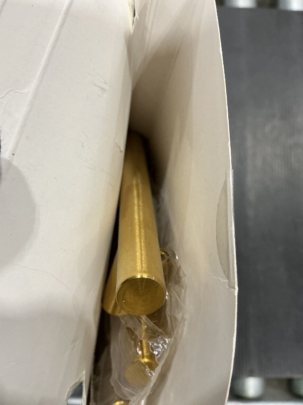 Photo 1 of **MISSING 1 HANDLE & SCREWS** HOME EDIT Brushed Brass Cabinet Handles 3 Inch Hole Spacing, Stainless Steel Drawer Pulls for Cabinets, Kitchen, Bathroom, Dresser 10 Pack