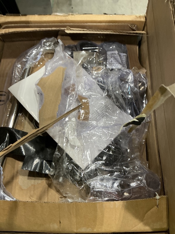 Photo 1 of **UNTESTED**
WOWOW Commercial Kitchen Faucet with Pull Down Sprayer, Commercial Sink Faucet 8 Inch Adjustable Center Wall Mount Faucets with 21 Inch Height, 12 Inch Add on Spout Solid Brass Chrome for Restaurant