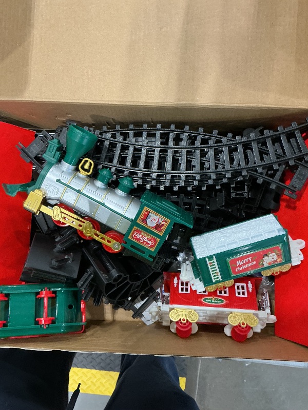 Photo 1 of *missing parts*
Hanging Christmas Train Set, Under The Christmas Tree Train Toy Set, Train for Christmas Tree with Real Smoke/Classic Music/Lights, Best Indoor Christmas Train Decor for Families with 2 Ways to Play