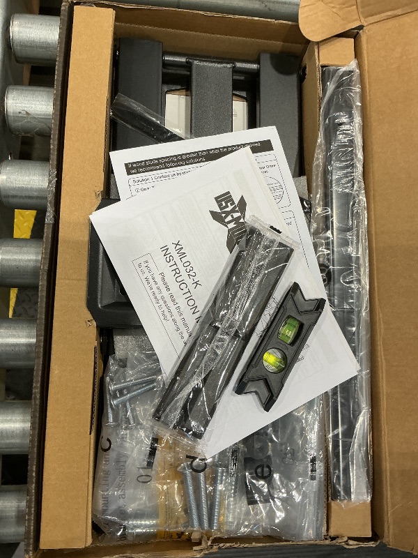 Photo 1 of *MISSING PARTS UNKNOWN*
Full Motion TV Wall Mount for Most 37"-84" Flat Screen TV, Swivel or Tilt Wall Bracket with Dual Articulating Arms, for 12"-16" Wood Studs, Max VESA 600x400mm, Load 120 lbs by USX MOUNT