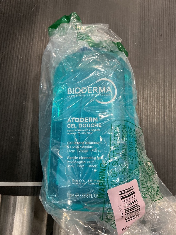 View 2 of ***MISSING PUMP LID*** Bioderma - Atoderm Hydrating Shower Gel Body Wash - Moisturizing Face and Body Cleanser for Normal to Dehydrated Sensitive Skin