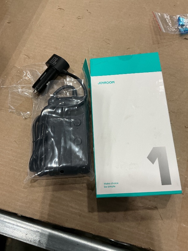 Photo 1 of [2025 Upgraded] 7 in 1 Cigarette Lighter Adapter, JOYROOM 179W Car Charger Adapter with PD30W Charge(3.3FT Cable), 24V/ 12V Cigarette Lighter Splitter with Independent Switches & LED Voltage Display