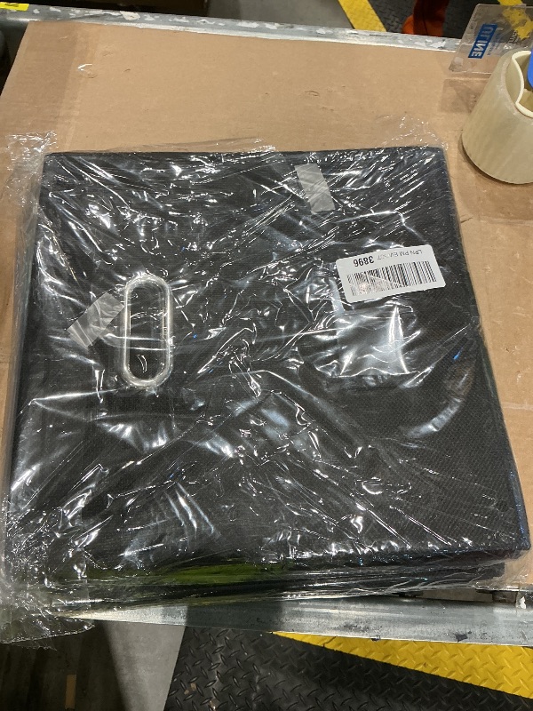 Photo 1 of Pumtus 2 Pack Vinyl Record Storage Boxes, 12 Inch Collapsible Album Organizer, LP CD Linen Crate with Lid & Handles, Music Collection Cabinet Holder, Document File Cube Bin for Concert Hall, Office