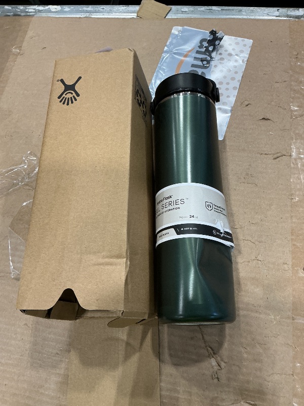 Photo 1 of **DENTED**
Hydro Flask 24 Oz Lightweight Trail Series Wide Flex Cap Serpentine - Hiking Water Bottle