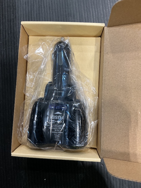 Photo 1 of [2025 Upgraded] Cigarette Lighter Splitter, SUPERONE 180W 2-Socket Cigarette Lighter Adapter with Dual QC3.0 and 20W PD USB C Car Charger Splitter for GPS/Dash Cam/Laptop/iPad/iPhone 17/16/15/14/13/12