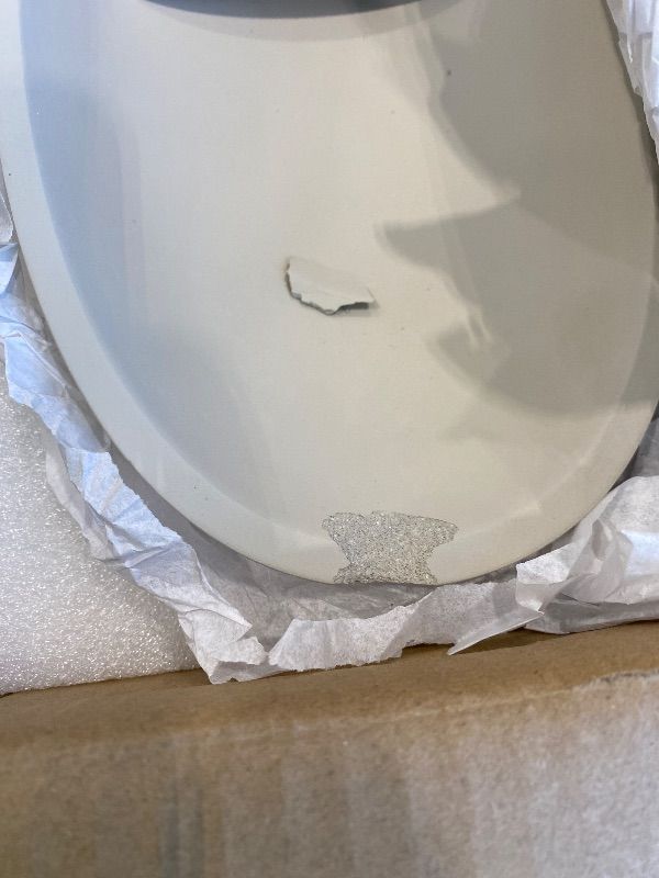 Photo 1 of *MINOR DAMAGE - USED*
OAKOA Concrete Large Decorative Bowl for Home Decor - Long Decorative Centerpiece Bowl for Table - Coffee Table Bowl for Entryway Table - Large Dough Bowl Decor