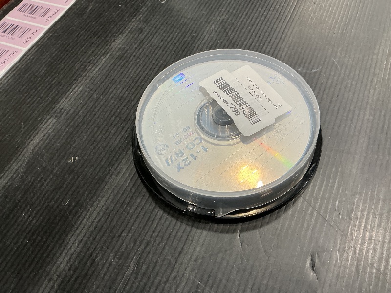 Photo 1 of 10 Pack Smartbuy CD-RW 1-12X 700MB/80Min High Speed Branded Logo Rewritable Blank Data Media Disc