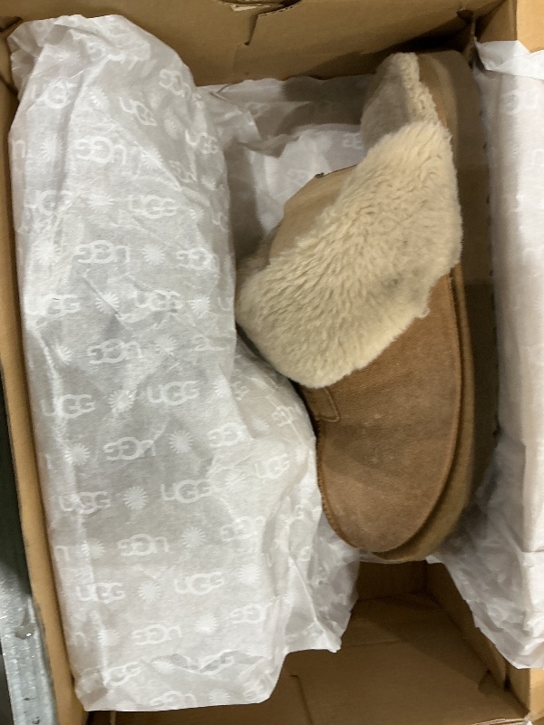 Photo 1 of **VERY DIRTY, RECOMMEND WASHING** UGG Women's Disquette Slipper, Chestnut, 11