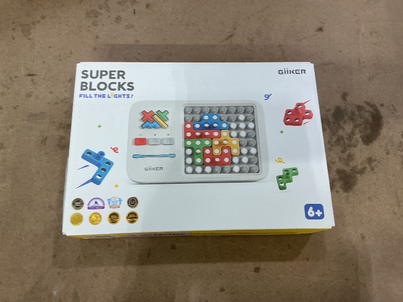 Photo 1 of GiiKER Super Blocks STEM Toys – Pattern Matching Puzzle Game with 1000+ Challenges, Brain Teaser Toy for Kids & Teens, Travel Game & Birthday Gift for Boys and Girls