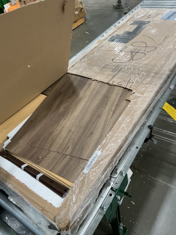 Photo 1 of ***PARTIAL SET*** **ONLY BOX 2/2****, Sauder Harbor View Computer Desk, 66.14"D x 66.14"W x 30.28"H , Salt Oak finish