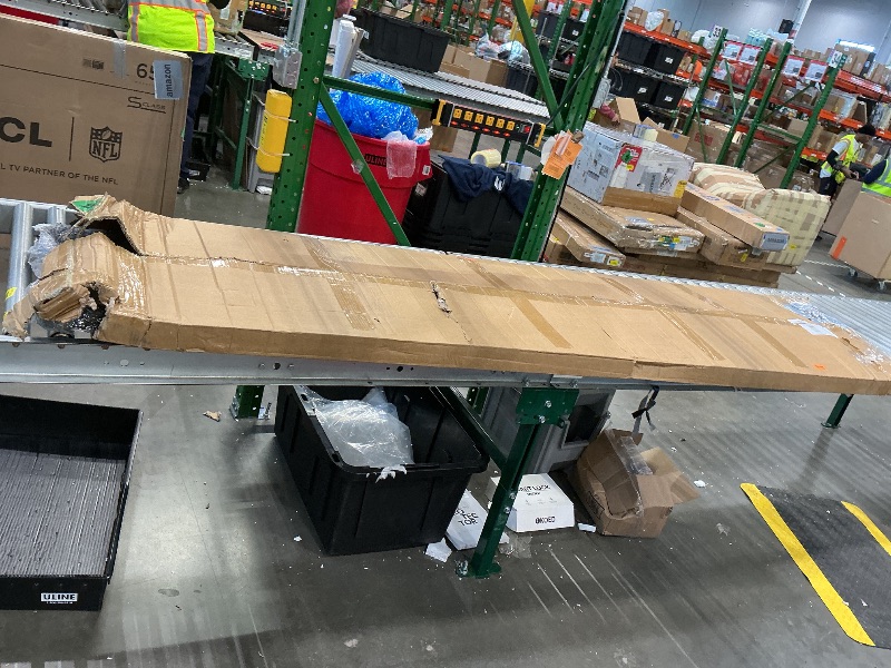 Photo 1 of **HAS SOME DAMAGE**
8 Step Ladder with Handrails, 330LBs Capacity Folding Step Stool with Anti-Slip Wide Pedals - Perfect for 12ft High Ceilings, Home Kitchen Pantry Office Use, Black