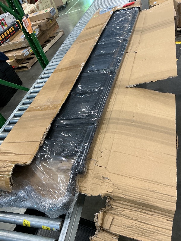 Photo 1 of **HAS SOME DAMAGE**
8 Step Ladder with Handrails, 330LBs Capacity Folding Step Stool with Anti-Slip Wide Pedals - Perfect for 12ft High Ceilings, Home Kitchen Pantry Office Use, Black