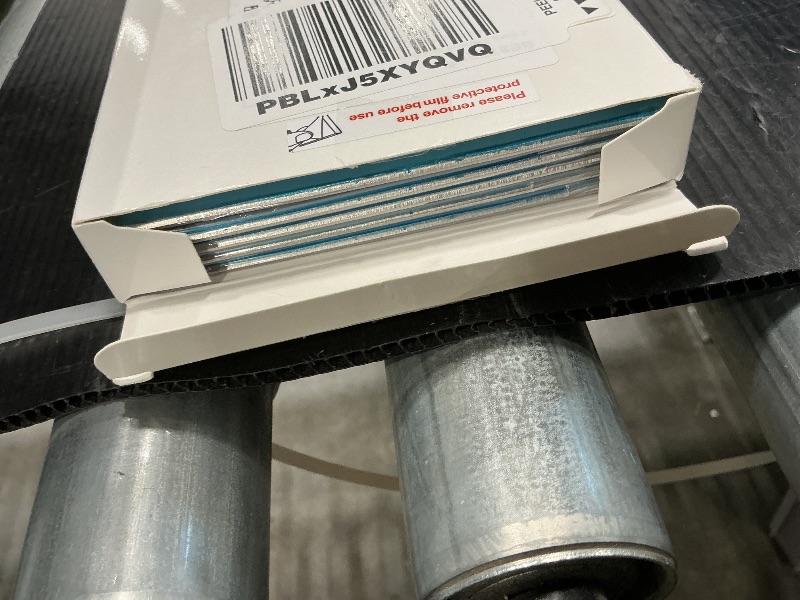 Photo 1 of [5 Pack] BESTTEN 2 Gang Decor Metal Wall Plate with Plastic Film, Decorator Stainless Steel Outlet Cover, Durable Corrosion Resistant Industrial Grade Material, H4.53” x W4.57”, Brushed Finish, Silver