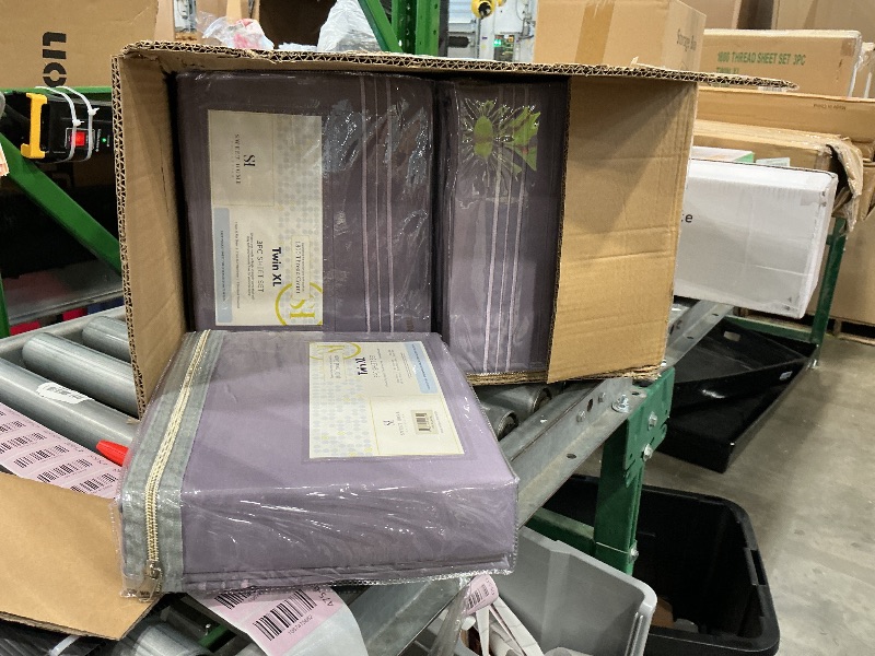 Photo 1 of *12 SETS * Twin XL Sheets - Breathable Luxury Sheets with Full Elastic & Secure Corner Straps Built In - 1800 Supreme Collection Extra Soft Deep Pocket Bedding Set, Sheet Set, Twin XL, Plum