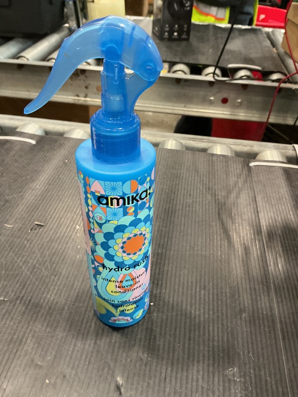 Photo 1 of **MINOR DAMAGE - See clerk notes**
amika Hydro Rush Intense Moisture Leave-In Conditioner with Hyaluronic Acid, 200ml | for all hair types, long-lasting hydration, detangles and reduces frizz