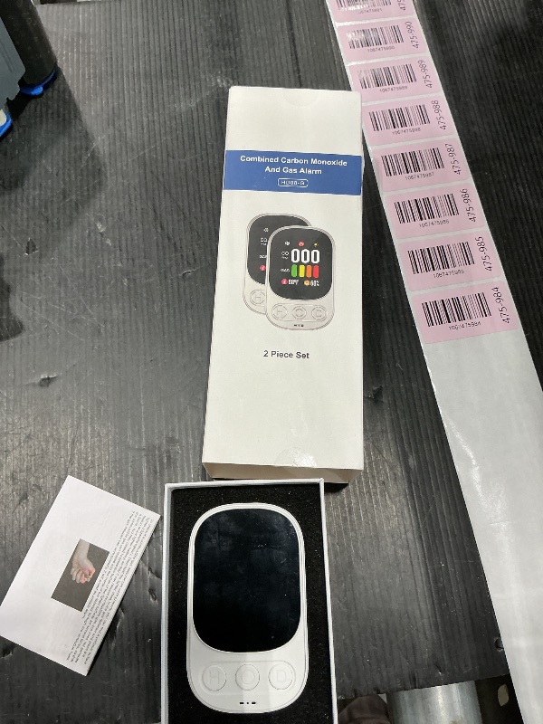 Photo 1 of [2 Pack] 4-in-1 Carbon Monoxide Detectors Plug in, Portable Carbon Monoxide Detector with Battery Backup, HD Digital Display for CO, Gas, Temperature & Humidity Ideal for Home, Travel, Safety