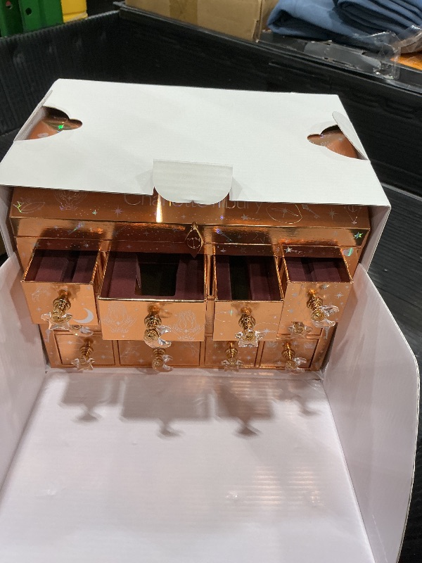 Photo 1 of **** Empty*****Charlotte Tilbury Beauty Treasure Chest Advent Calendar - 12-Piece Makeup Gift Set with Full-Size Icons & Travel Minis - Includes Skincare, Lip, Cheek & Eye Makeup (12 Count)