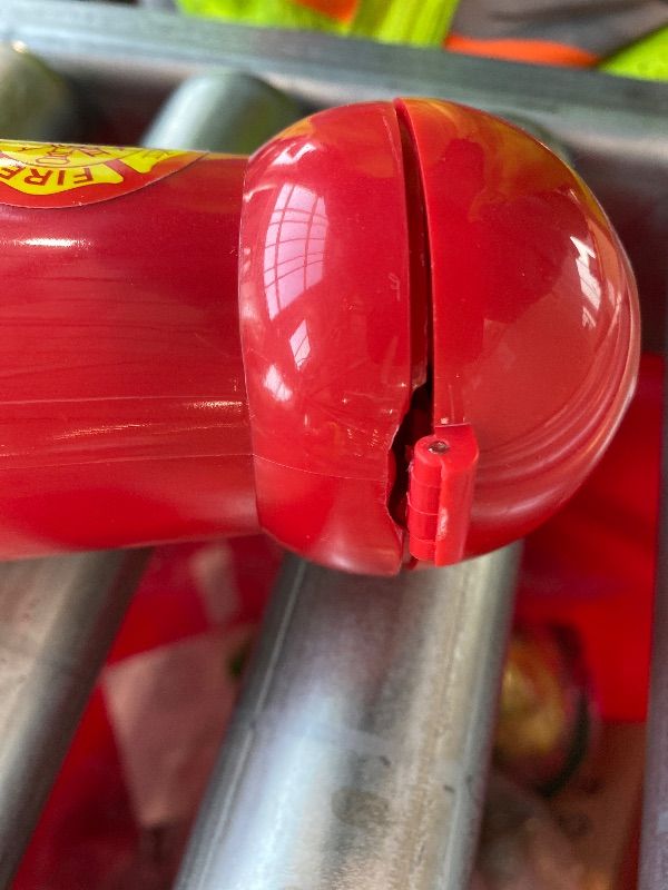 Photo 1 of ***MINOR DAMAGE*** Dress Up America Firefighter Megaphone for Kids - Red Fireman Megaphone Bullhorn with Siren Sound