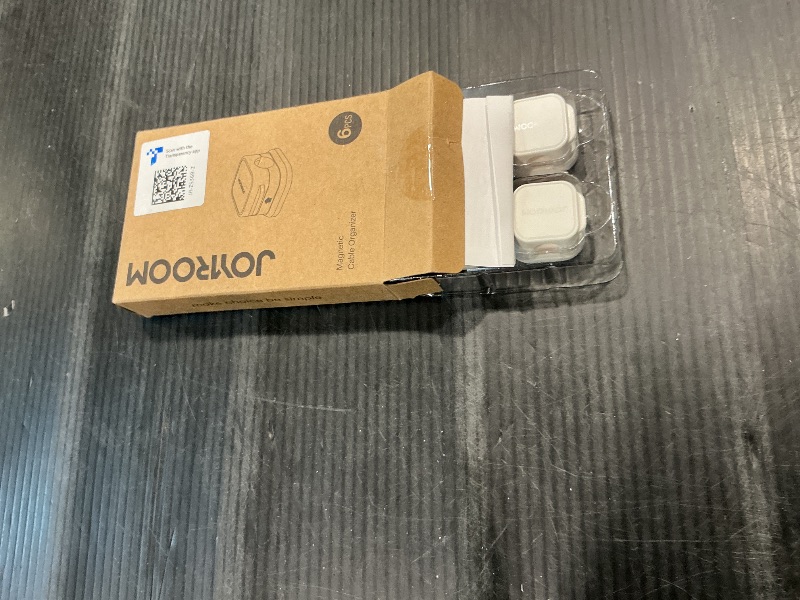 Photo 1 of ***MISSING PIECES*** ***READ CLERK NOTES*** 6 Pack Magnetic Cable Clips [Cable Smooth Adjustable] Cord Holder, Under Desk Cable Management, JOYROOM Adhesive Wire Holder Keeper Organizer for Home Office Desk Phone Car Wall Desktop Nightstand