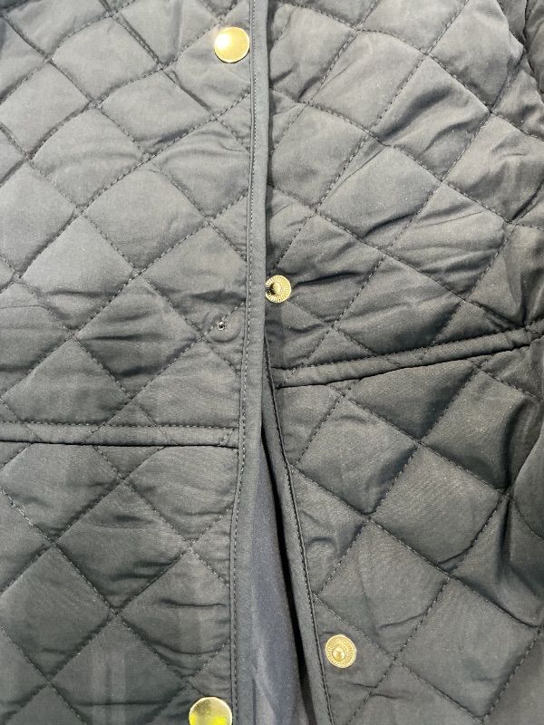 Photo 1 of *Missing items/ button, look at pic* Dokotoo Womens Quilted Jackets Blue Long Sleeve Puffer Fall Jacket Casual Thicken Button Down Lightweight Winter Outerwear Coats for Women 2025 Trendy Small