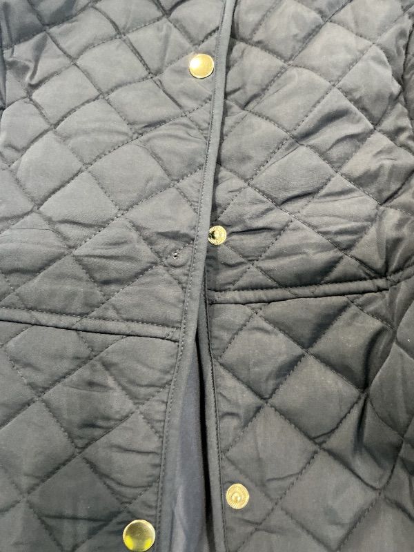 Photo 1 of *Missing items/ button, look at pic* Dokotoo Womens Quilted Jackets Blue Long Sleeve Puffer Fall Jacket Casual Thicken Button Down Lightweight Winter Outerwear Coats for Women 2025 Trendy Small