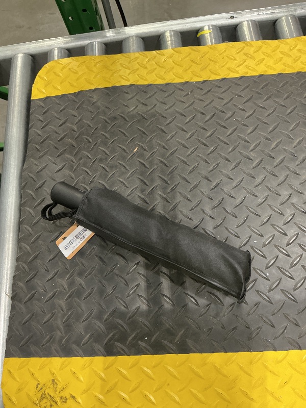 Photo 1 of SIEPASA Compact Travel Umbrella - Windproof Auto Open/Close, Small Folding Umbrella for Rain - Lightweight & Durable with Fiberglass Frame, Waterproof Canopy - Fits Backpack, Purse, Suitcase. (Black)