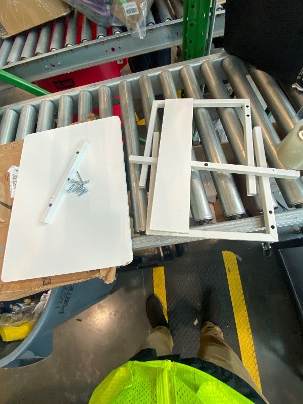 Photo 1 of ***MINOR DAMAGE*** MARTY Printer Stand with Storage for Desk, Desktop Printer Stand Shelf Organzier for Home/Office Heavy Duty Printer Riser Under Desk Small Printer Table for Fax Machine Copier Scanner(White)