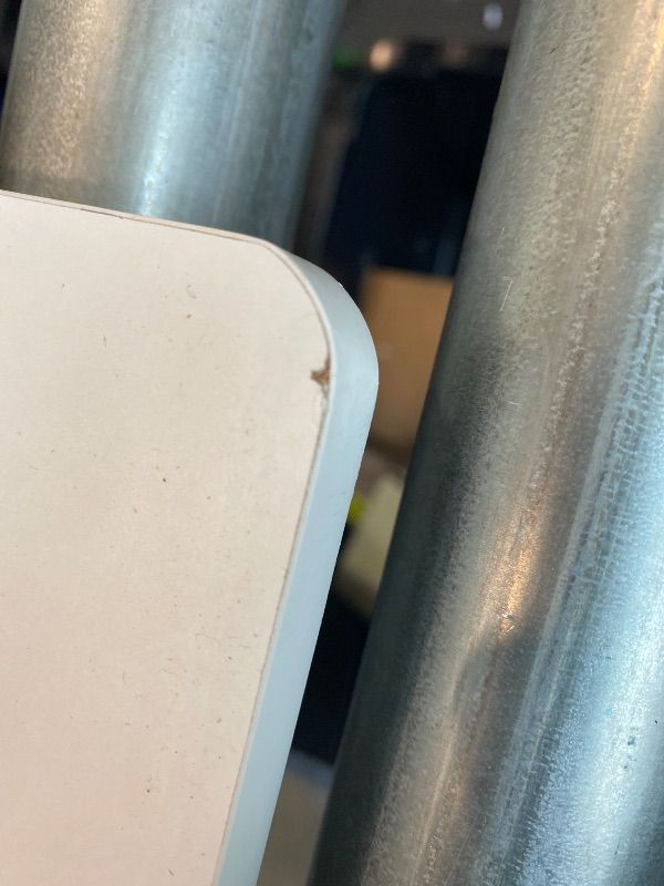 Photo 1 of ***MINOR DAMAGE*** MARTY Printer Stand with Storage for Desk, Desktop Printer Stand Shelf Organzier for Home/Office Heavy Duty Printer Riser Under Desk Small Printer Table for Fax Machine Copier Scanner(White)