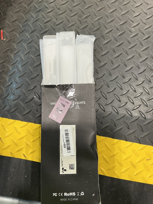 Photo 1 of *USED*
Under Cabinet Lighting Wireless, Rechargeable Motion Sensor Light Indoor, 3 Color Dimmable Closet Light Battery Operated with LED Power Display, Magnetic Under Counter Lights for Kitchen, Home (3Pack)