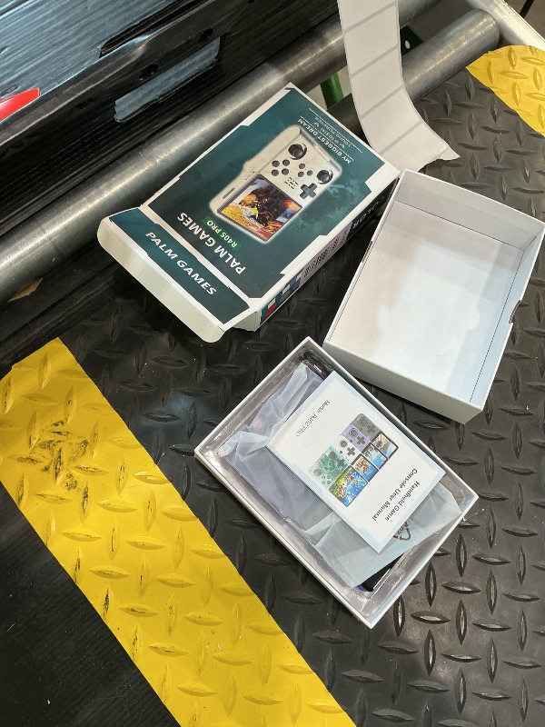 Photo 1 of ***MINOR DAMAGE*** ONYAERS R40s Pro Handheld Game Console, Retro Gaming Console with 3.5-in IPS Screen, 256GB Memory Built-in 30,000 HD Video Games, Portable Video Game Consoles with 3800mAh Battery (Purple)