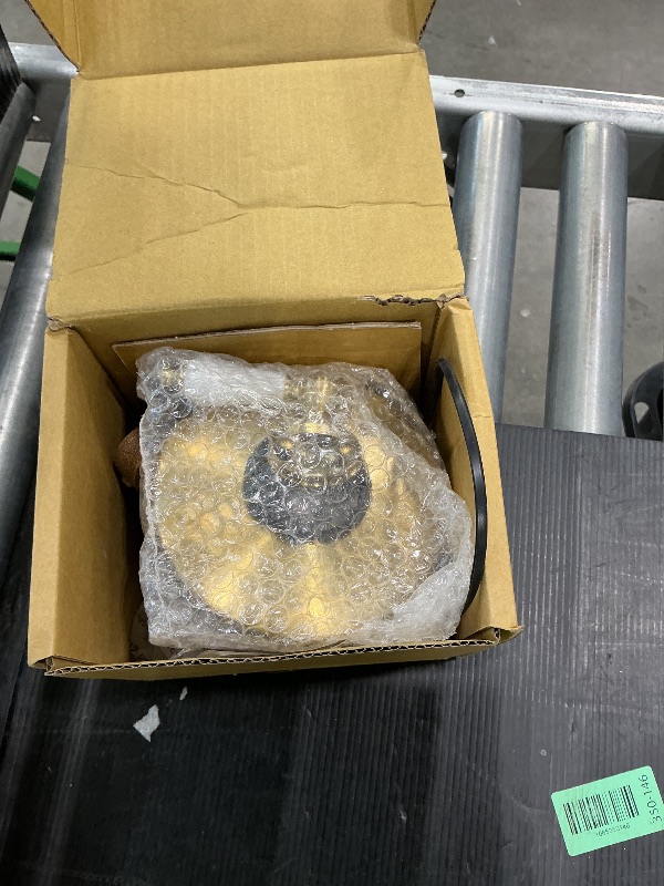 Photo 1 of **UNTESTED**
Kingston Brass KB3007PL Vintage Volume Control with Lever Handle, Brushed Brass, 5-3/8" (L) x 3" (D)