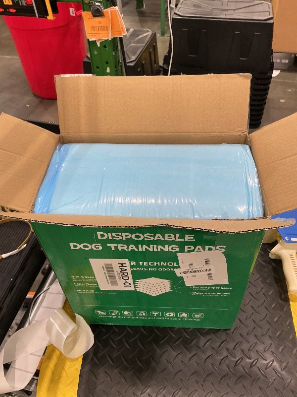 Photo 1 of 100 Count Large Dog & Cat Puppy Pee Pads - 28"x30" Absorbent Potty Training Pads | Leakproof Quick-Dry Disposable Pet Pads for Puppies, Dogs & Cats | Indoor, Outdoor, Litter Box, Housebreaking Use