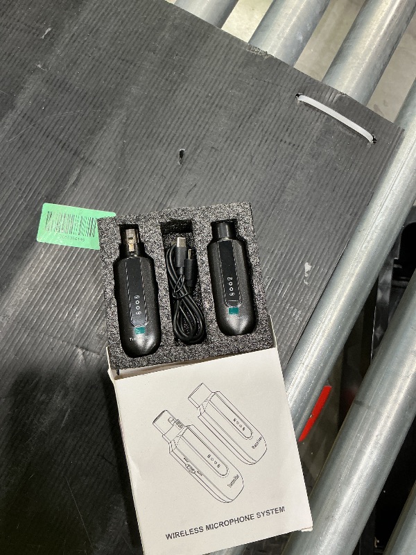 Photo 1 of **UNTESTED**
Wireless Transmission System, 2.4GHz Wireless Transmitter Receiver, XLR Wireless Transmitter for Dynamic Condenser Microphone, for Audio Mixer and PA System