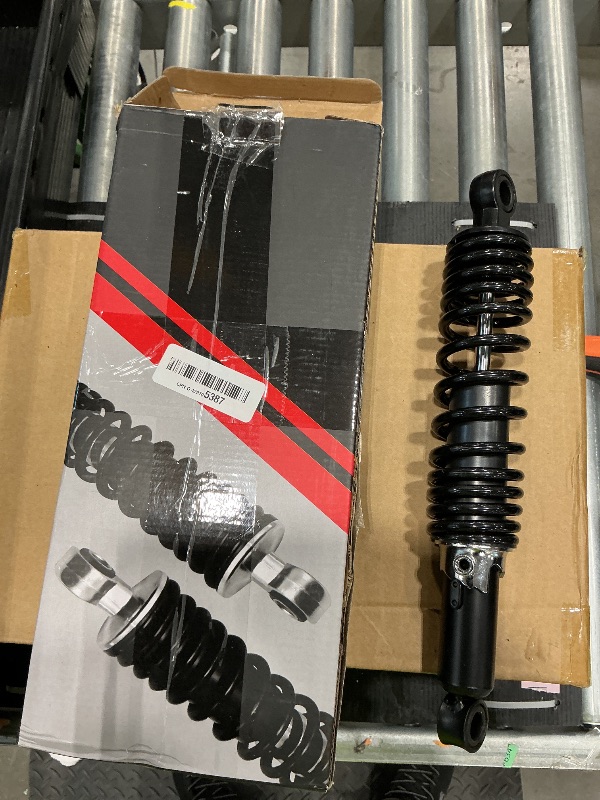 Photo 1 of 1 Pair 12.5 320mm Motorcycle Universal Rear Shock Absorbers Replacement for Suzuki Yamaha Sportster XL883 1200 90cc 110cc 125cc 150cc Dirt Bike Go Kart Black