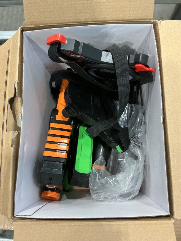 Photo 1 of **MISSING PARTS - Missing the blue**
ArmoGear Laser Tag Guns with Vests Set of 4 - Adult Laser Tag Guns, Multiplayer Lazer Tags Set for Kids, Teens, and Adults - Indoor and Outdoor Game for Family Fun - Gift for Boys and Girls, Ages 8+