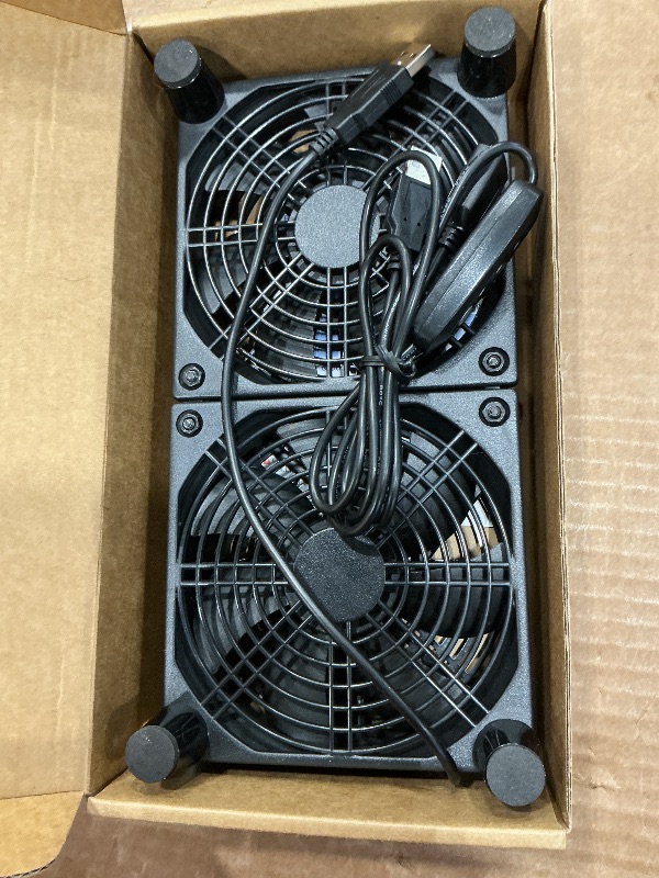 Photo 1 of *UNTESTED*
Wathai High Airflow Router Cooling Fan for Computer Cooler TV Small Box DC 5V USB Power 120mm 240mm Fan with Multi Speed Controller