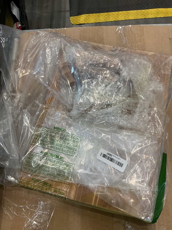 Photo 1 of ***MINOR DAMAGE*** Hanobe Wooden Riser Decorative Tray?Farmhouse Wood Pedestal Display Stand Rustic Tray Riser Centerpiece for Coffee Bar Kitchen Dining Room Home Table Decor, Short & Tall Footed