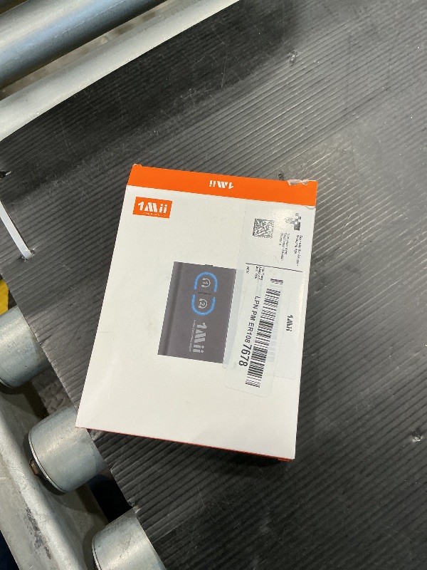 Photo 1 of 1Mii Bluetooth 5.3 Transmitter Receiver for TV to Wireless Headphones, Dual Link AptX Adaptive/Low Latency/HD Audio, Aux Adapter for Home Stereo, Airplane, Boat, Gym