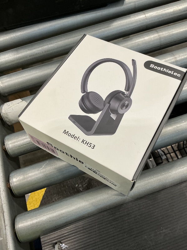 Photo 1 of (Upgraded Version) Wireless Headset, Bluetooth Headset with Noise Cancelling Microphone, Best Headphones with Mic Mute & USB Dongle for PC/Computer/Laptop/Cell Phones/Remote Work/Call Center