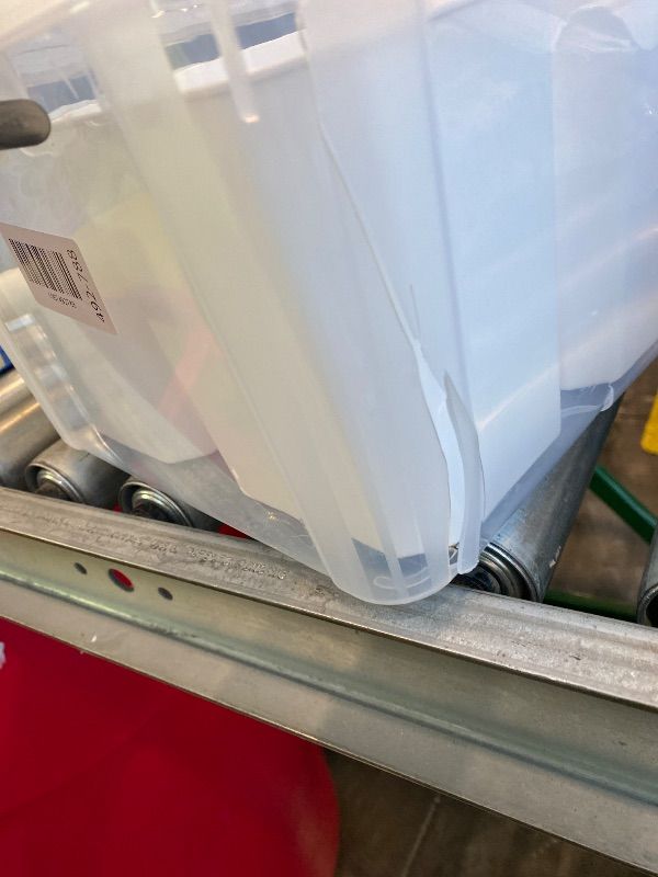 Photo 1 of ***MINOR DAMAGE*** Citylife 17 QT Plastic Storage Bins Clear Storage Box with Lids Multipurpose Stackable Storage Containers for Organizing Tool, Craft, Crayon