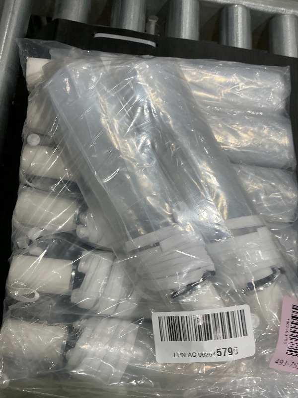 Photo 1 of 18 Pcs Clear Foldable Umbrellas Bulk Transparent Travel Umbrella Clear Umbrella Manual Open and Close Compact Folding Umbrella for Wedding Anniversary Christmas Party Favors (White Trim)